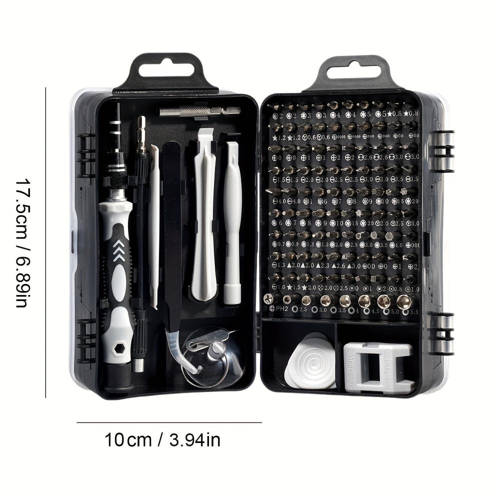 Electronic Repair Tutorial - 115-in-1 정밀 드라이버 세트, 미니 전문가용
