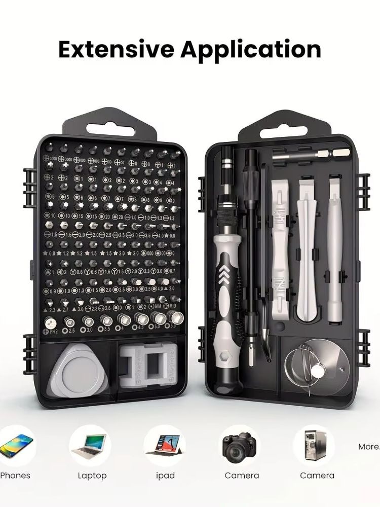 115-in-1 정밀 드라이버 세트, 미니 전문가용 자 - Electronic Repair Tutorial 리뷰 및 가격