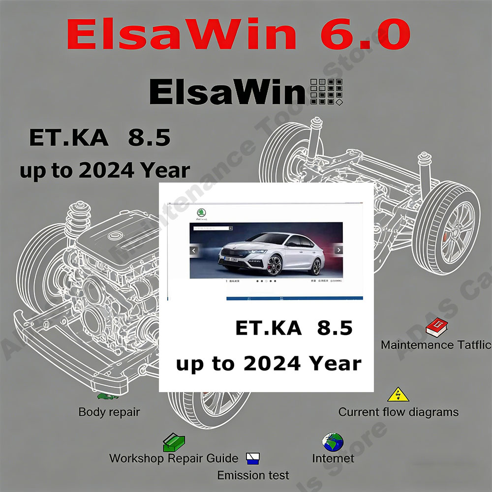 최신형 자동차 정비 도구 엘사윈 6.0 (ETKA 8. - Electronics Repair Parts 리뷰 및 가격